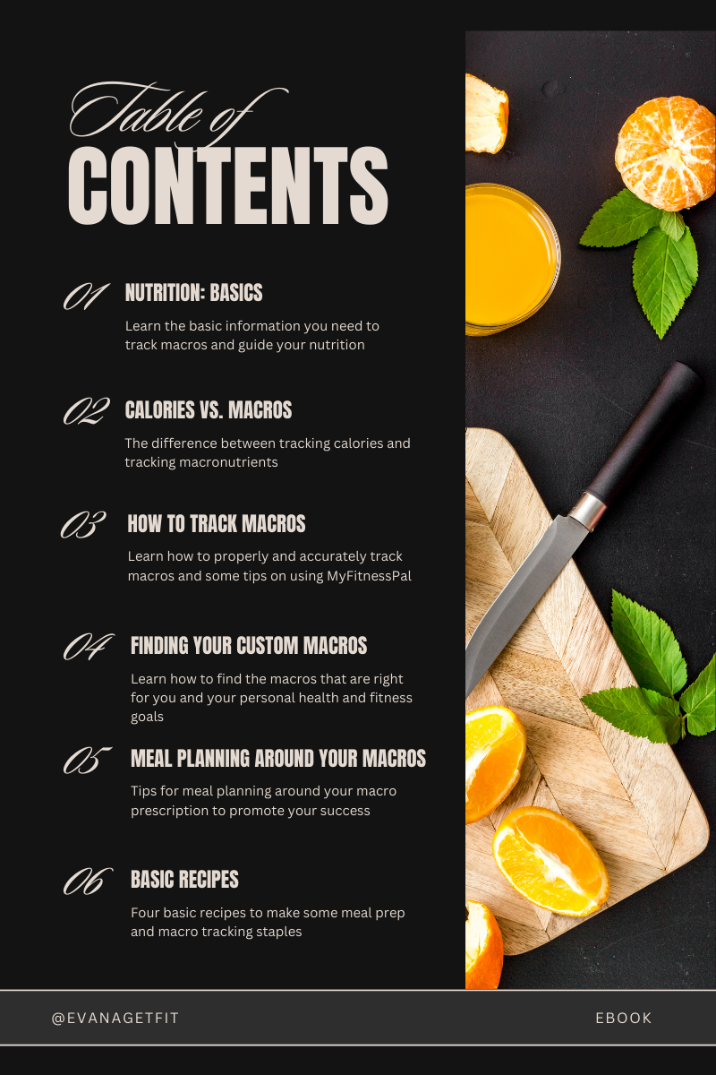 Nutrition for Life - Tracking Macros (eBook)